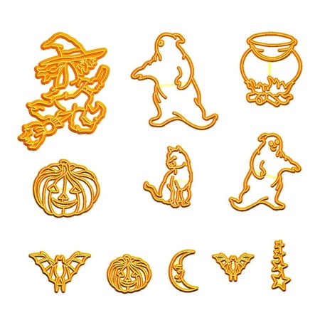 

11pcs 3D Cartoon Halloween Biscuit Mold Cookie Mold Press DIY Baking Accessories