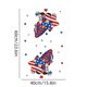 thumbnail image 3 of CaiYueKe 4th of July Patriotic Kitchen Towels American Flag Stars Dish Towels Independence Day Hand Towel Red White Blue 250th Anniversary for Kitchen Housewarming Gifts Memorial Day Home, 16" x 24", 3 of 7