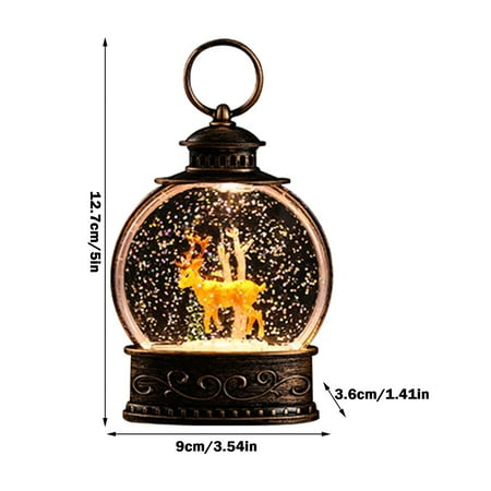 

2pack Wuxinga Halloween Sale Desktop Ornament Christmas Decoration Luminous Indoor Small Wind Lamp Decoration Water Injection Style 70ml