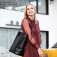 thumbnail image 2 of Bolso Kattee Vintage de piel auténtica para mujer, 2 of 6
