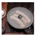 thumbnail image 2 of Stainless Steel Frying Pan Splatter Guard, Splatter Screen Splash, Splash With Folding Handle Guard for Cooking Splatter Guard Pan Cover Protector for Kitchen Pots Mesh Lid 29cm/11.41", 2 of 7