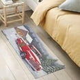 thumbnail image 5 of Coolnut Red Truck Farm Christmas Bathroom Rugs Floor Mats Non-Slip Soft Absorbent Microfibers Plush Bath Rugs for Bath Kitchen Shower Floor Home Decor Gifts, 5 of 7