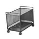 thumbnail image 1 of Cesto de lavandería con carrito, organizador de alambre metálico multifuncional y práctico para ropa sucia. Negro, 1 of 9