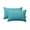 Aqua, variant on Lexi Black Rectangular Outdoor Throw Pillow （Set of 2)