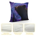 thumbnail image 4 of Throw Pillow Covers " Soft Boys Kids Rustic Decorative Throw Pillowcasesative Outer Space Pillow Cases Cushion Covers D Printed Space Animal Purple Cushion Cases, 4 of 5