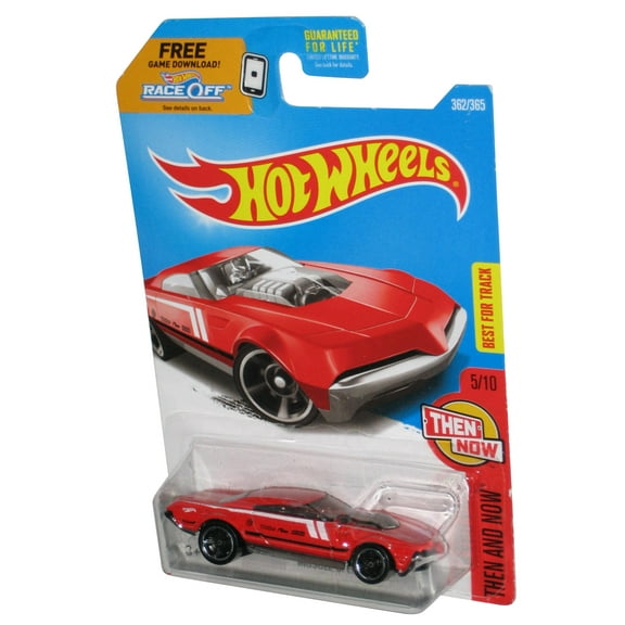 Hot Wheels Then And Now 5/10 (2015) Red Muscle Speeder Toy Car 362/365