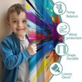 thumbnail image 3 of Blackout Kids Curtains,Colorful Double Burst Paint Pattern Childrens Insulated Curtains Set Of 2,Bedroom Essentials,Toddler Room Decor 42"x63", 3 of 5