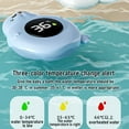 thumbnail image 5 of ZMKIAG Baby Bath Thermometer with LED Display, Floating Seal Toy, 2-in-1 Water Safety Sensor for Infants, Bath Tub Temperature Monitor, Cute Floating Baby Bath Toy, 5 of 5