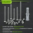 340PCS M3 Self Tapping Screws Assortment Kit, Phillips Flat Head