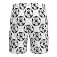 thumbnail image 6 of Kdxio Happy Football Pattern Mens Casual Shorts - Drawstring Summer Beach Sports Shorts for Men, 6 of 9