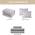 thumbnail image 4 of Nanshing Anneli 7 Piece Comforter Set, Queen, Light Purple, 4 of 4
