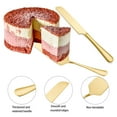 thumbnail image 4 of Stainless Steel Cake Knife and Server Set for Weddings, Birthdays, Anniversaries & Parties, 4 of 8