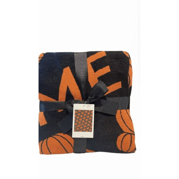 Disney Parks Home Halloween Mickey Mouse Pumpkin Throw Blanket