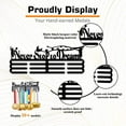 thumbnail image 5 of 1PC Medals Hanger Display Holder Rack Never Stop to Dream Medals Display Wall Mounted Frame Sports Medal Holder Racks, 5 of 9