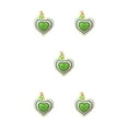 thumbnail image 3 of Langgg Keyring Keyholder DIY Small Decorative Purse Pendent Multipurpose Sweet Gift Workmanship Bag Decor Heart Keychain Light Green 5Set, 3 of 6