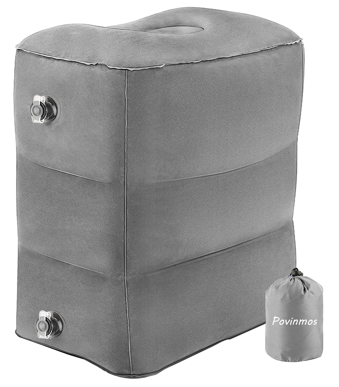 Inflatable Travel Pillow for Foot Rest with Dust Cover,Car Airplane Bed