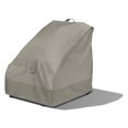 thumbnail image 1 of Duck Covers Weekend Water-Resistant 34 Inch Patio Chair Cover with Integrated Duck Dome, Moon Rock, 1 of 9