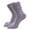 Purple, variant on dianhelloya 1 Pair High Socks Ultra Soft Breathable Non-slip High Elasticity Keep Warm Solid Long Tube Five Fingers Toe Socks Women Clothing Yellow