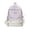Purple, variant on Weebloom Polka Dot School Backpack For Kids Teen Girls Cute Style Lace Trim Lightweight Casual Daypack Large Bookbag Middle High School College Purple