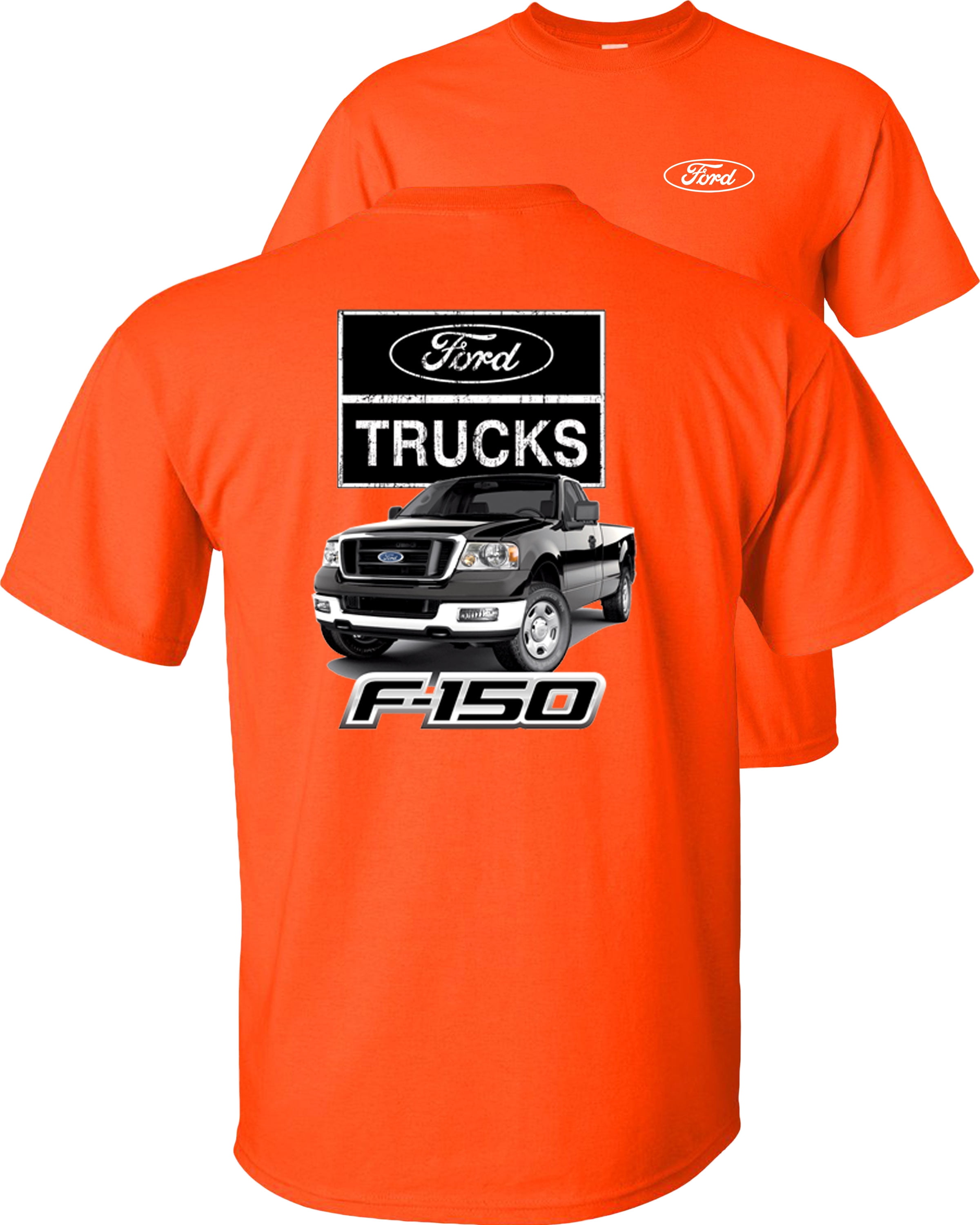 Off Road Long Sleeve Gildan100%Cotton Black Motor Sports FORD Truck T-Shirt 