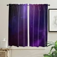 thumbnail image 4 of Purple Galaxy Planet Curtains For Living Room Bedroom Window Treatment Home Decoration Drapes Kitchen Curtain, 4 of 7