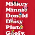 thumbnail image 2 of Mickey & Friends - Mickey's Character List - Men's Long Sleeve T-Shirt, 2 of 4