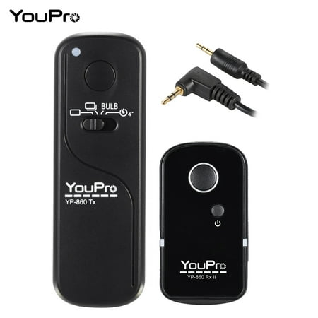Image of YouPro YP-860 E3 2.4G Wireless Remote Control Shutter Release Receiver 16 Channels for Canon 550D 600D 650D 700D 760D 750D 70D 7D2 60D 1100D 1200D 500D 450D Rebel T2i T3i T4i T5i for Pentax Contax D