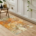 thumbnail image 2 of Moynesa 2'x3' Modern Abstract Area Rug,Small Bathroom Rugs Washable Entry Rug Kitchen Sink Mat, Contemporary Soft Non Slip Indoor Throw Carpet for Entryway Bedside Living Room, Yellow, 2 of 6