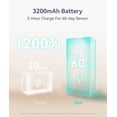 thumbnail image 3 of Iluminación para debajo del armario DidiSky recargable, 3200 mAh, paquete de 2, 3 of 7