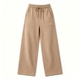 thumbnail image 5 of Njagoc3 Wide Leg Pants for Women Yoga Sweatpants Lounge High Waisted Drawstring Casual Loose Baggy Pants, 5 of 6