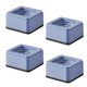 thumbnail image 4 of 4 almohadillas antivibración para lavadora, alfombrillas elevadoras, antideslizantes, fáciles de usar. 1 capa, 4 of 9