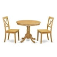 thumbnail image 2 of East West Furniture Dining Room Set Oak, ANBO3-OAK-W, 2 of 6
