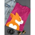 thumbnail image 3 of Fluffy Corgi Booty T-Shirt Women -Image by Shutterstock, Female 3X-Large, 3 of 4