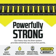 DC Cargo Etrack Rails 5 Horizontal Black Powder Coated E Track Rail 8-pack