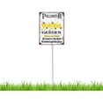 thumbnail image 1 of Letrero metálico de 8 x 12 pulgadas con estacas para jardín, para polinizadores, sin pesticidas, abejas de guardia, hábitat de polinizadores, accesorios inoxidables para jardín de flores., 1 of 5