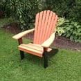 thumbnail image 5 of Poly Fanback Adirondack Chair with Black Frame, 5 of 14