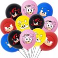 thumbnail image 3 of Sonic Birthday Party Decorations Tableware Cup Plate Tablecloth Balloons Banner Background Kid Theme Party Supplies, 3 of 6