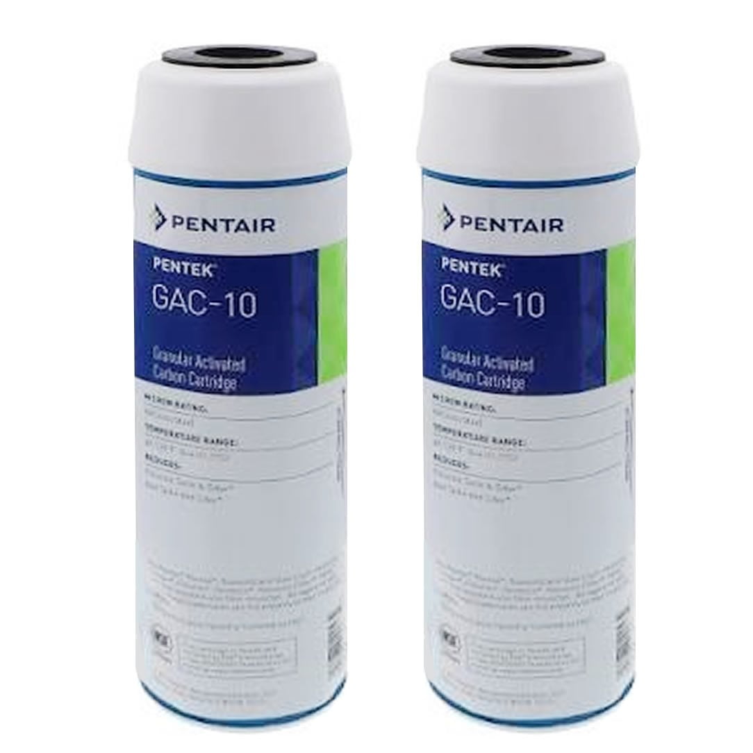 Pentair Pentek GAC-10 10" Undersink Granular Activated Carbon Taste & Odor Water Filter