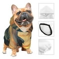 thumbnail image 4 of Uemuo Sunset Ocean Whale for Winter Dog Hoodie Sweatshirts with Pockets Warm Dog Clothes for Small Dogs Chihuahua-XX-Large, 4 of 8