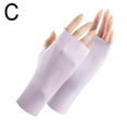 thumbnail image 4 of Fingerless Gloves Semi-finger Driving Glove Ice Silk Fingers Half Gloves., 4 of 5