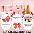 thumbnail image 3 of 24Pcs Mini Grosgrain Ribbon Bow 2" Self Adhesive Flower Bows Red, 3 of 7