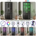 thumbnail image 4 of Mueble Bar Esquinero Gyfimoie con Puerta de Vidrio LED Ajustable, 4 of 9