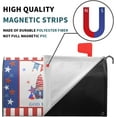 thumbnail image 4 of American Flag 4Th of July Mailbox Covers Magnetic Large Size 25.5x21in Patriotic Gnome Mailbox Cover Red White Blue Decorative Magnetic Mailbox Covers Post Letter Box Wrap Cover Outdoor Decoration, 4 of 6