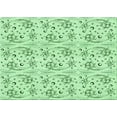 thumbnail image 1 of Ahgly Company Machine Washable Indoor Rectangle Transitional Mint Green Area Rugs, 5' x 7', 1 of 7