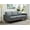 Grey, variant on Leisuremod Chester Modern Leather 3 Seater Sofa With Birch Wood Base Mid Century Living Room Couch (Cognac Tan)
