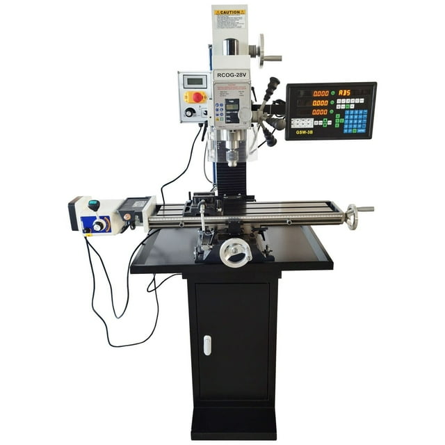 RCOG-28V Metric Brushless Precision Milling and Drilling Machine (Including Axis X Power Feed and Three - axis Grating Ruler)