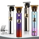 thumbnail image 3 of Clipper del cabello USB Recargables Adultos Afeitadora Mujeres Trimmer Groomer Acero Inoxidable Portátil Portátil Peluquero Equipo de peluquero Azul Advancent CE001474-04B, 3 of 7
