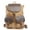 Khaki, variant on *Clearance* Vagarant Traveler Sport Cowhide Leather Cotton Canvas Laptop Bag C12.BG