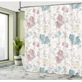 thumbnail image 4 of Ambesonne Colorful Shower Curtain, Grunge Halloween Birds, 69"Wx84"L, Multicolor, 4 of 4