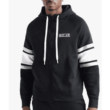 Nike Men's NSW Air Hoodie Fz FLC Fleece Men Black - Large - Sweaters Sweater